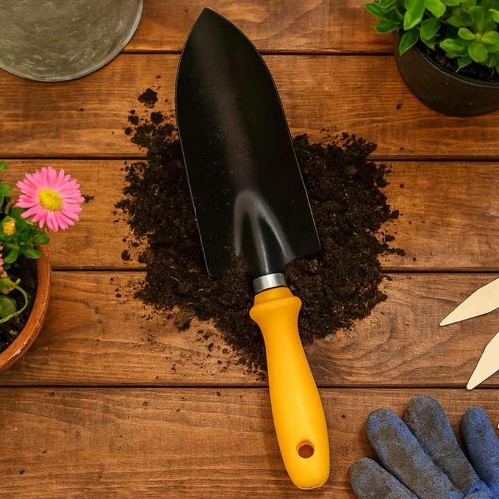 Transplanter with PVC Handle